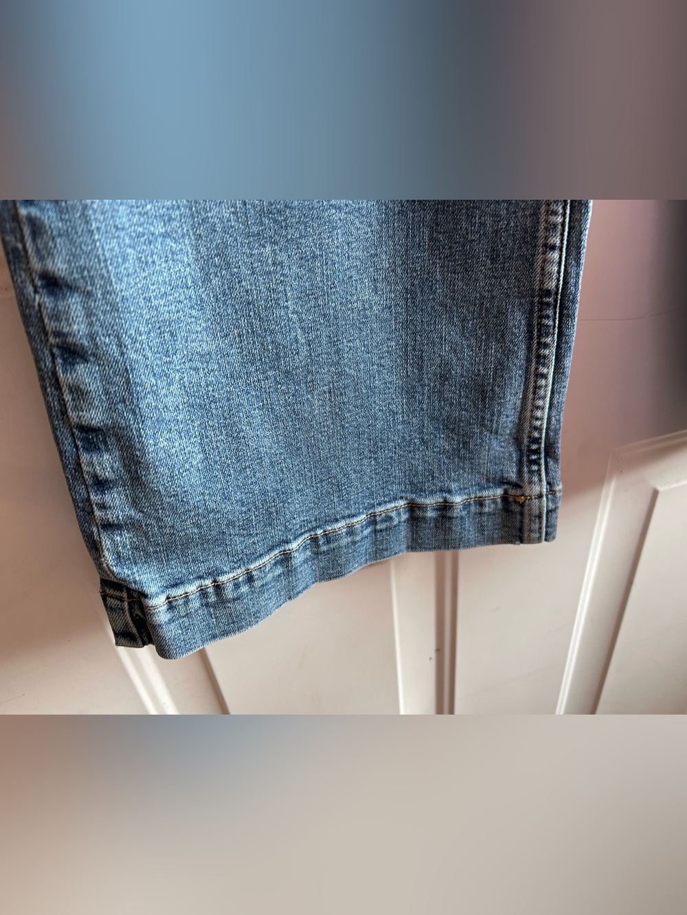 Pilcro Size 25P Wide Leg Jeans High Rise Flap Pockets Stretch NWOT - Picture 8 of 15
